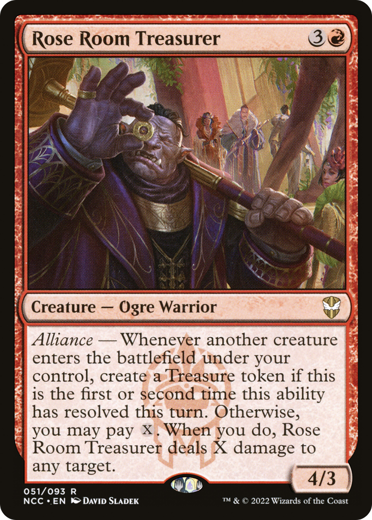 Rose Room Treasurer - Magic the Gathering card